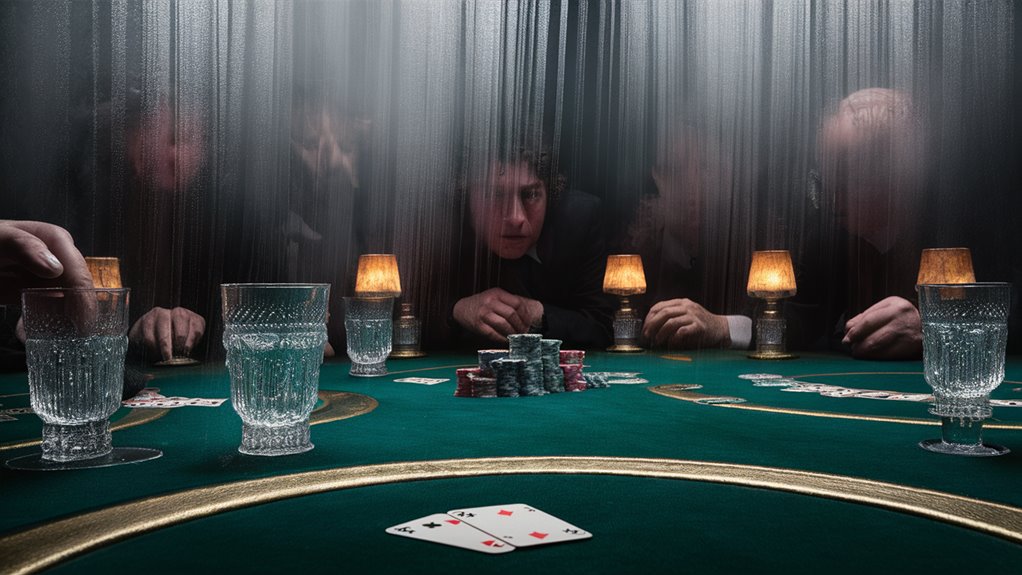 tracking cards in darkness