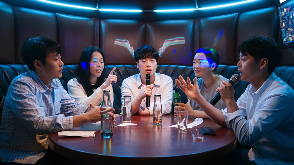 가라오케의 친구모임과정