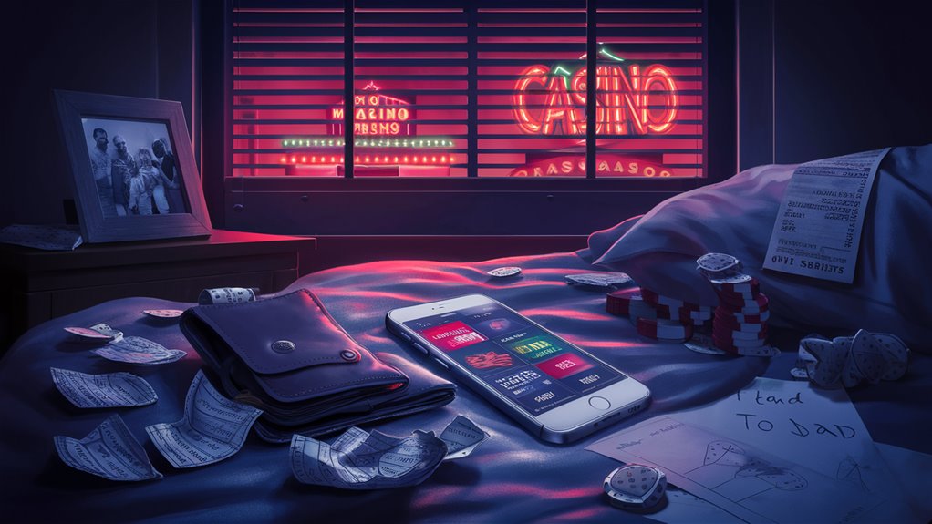 gambling addiction drains finances
