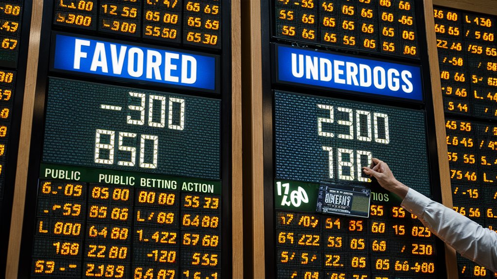 track the public bets