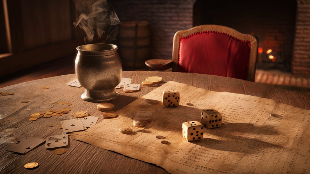wagering thrived during colonization