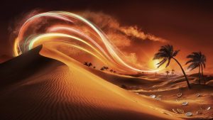desert themed slot machine excitement