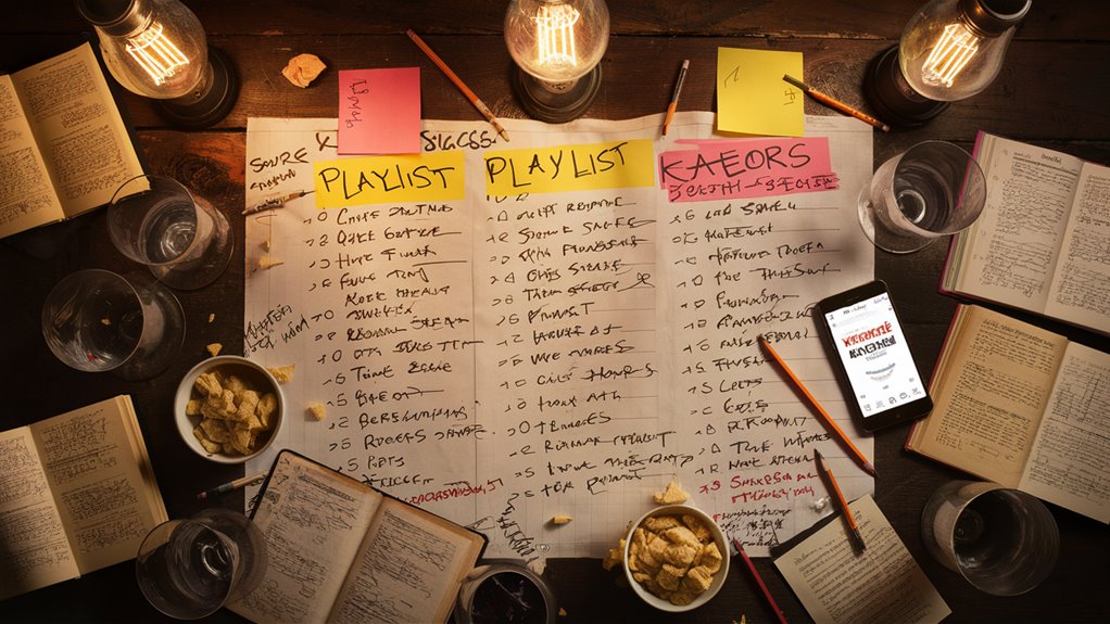 creating musical playlist collection