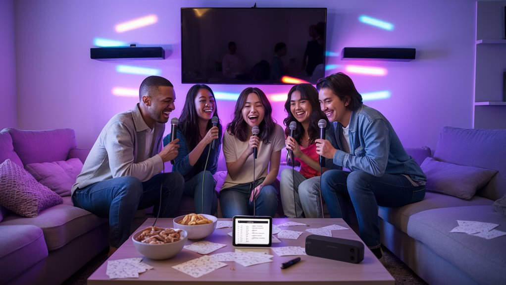 Tips for Making Karaoke Fun for Your Group at Home host fun home karaoke