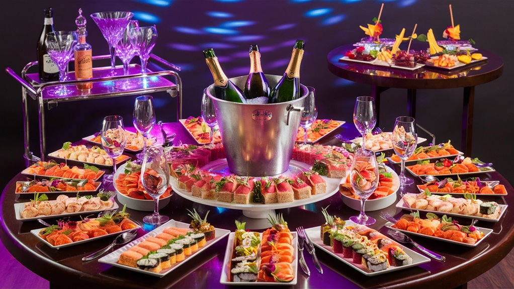 menu items for selection