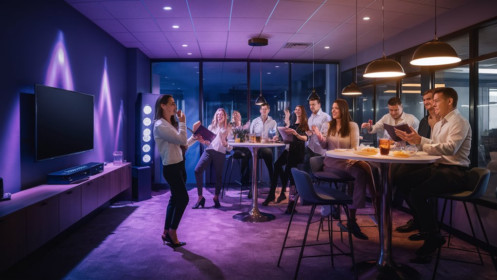 plan office karaoke fun