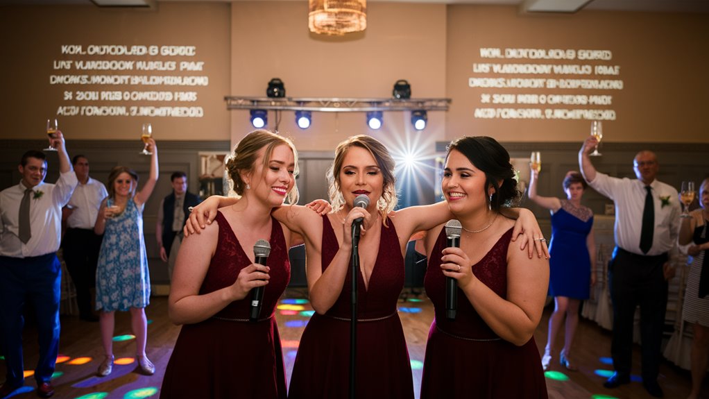 wedding reception karaoke entertainment