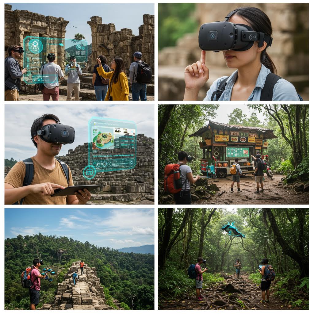 온카스터디가 제안하는 AR 여행 체험, 고대 유적지 탐험