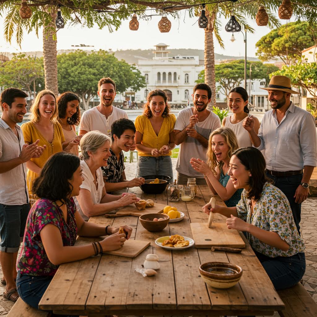 따뜻한 햇살 아래 함께 요리하는 온카스터디 쿠킹 클래스